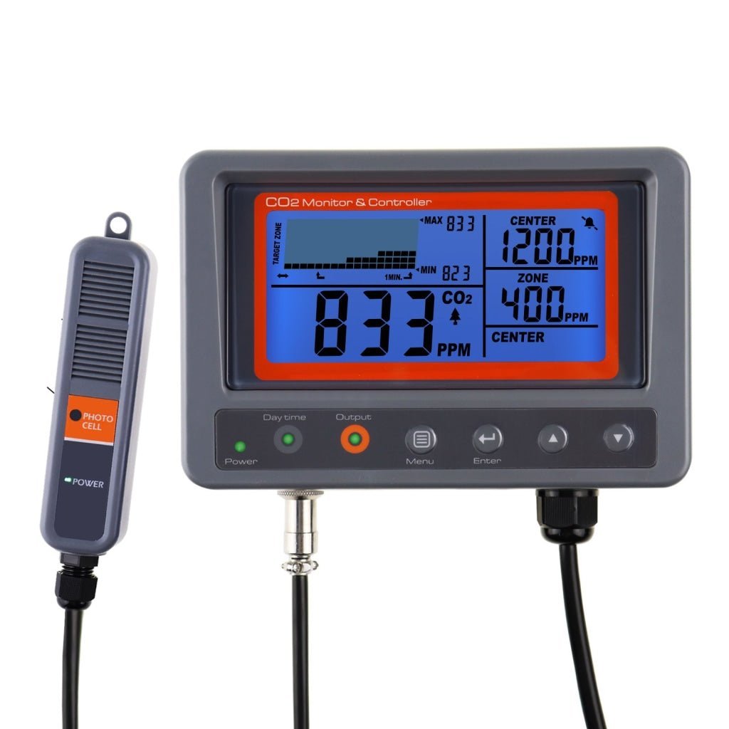 7530 Digital CO2 Carbon Dioxide IAQ Monitor Controller with Relay Function 4.5M Cable NDIR Sensing Probe for Green House Home, Office, Factory - Gain Express 7530 Digital CO2 Carbon Dioxide IAQ Monitor Controller with Relay Function 4.5M Cable NDIR Sensing Probe for Green House Home, Office, Factory - Gain Express