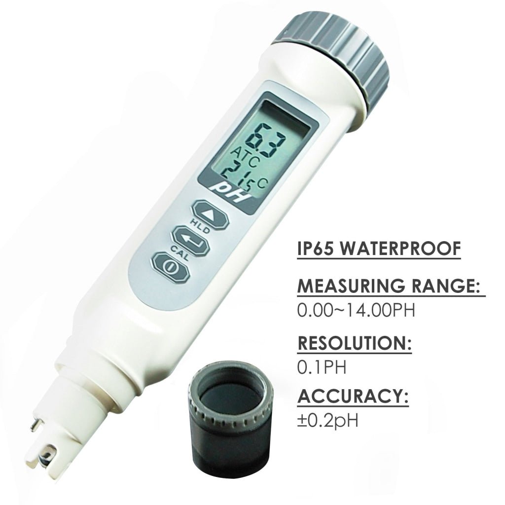 868 - 5 868 - 5 Waterproof pH meter with Temperature + Auto Calibration - Gain Express 868 - 5 868 - 5 Waterproof pH meter with Temperature + Auto Calibration - Gain Express