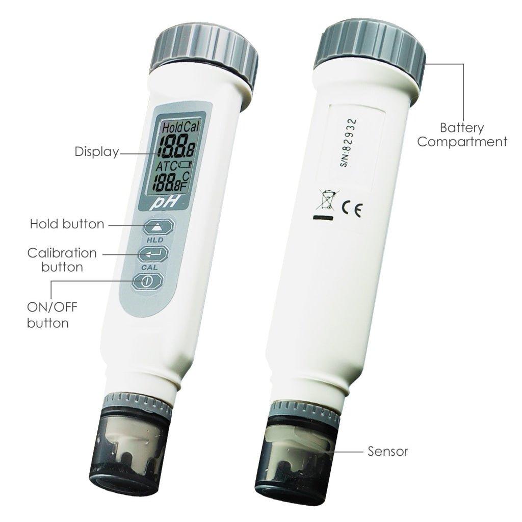 868 - 5 868 - 5 Waterproof pH meter with Temperature + Auto Calibration - Gain Express 868 - 5 868 - 5 Waterproof pH meter with Temperature + Auto Calibration - Gain Express