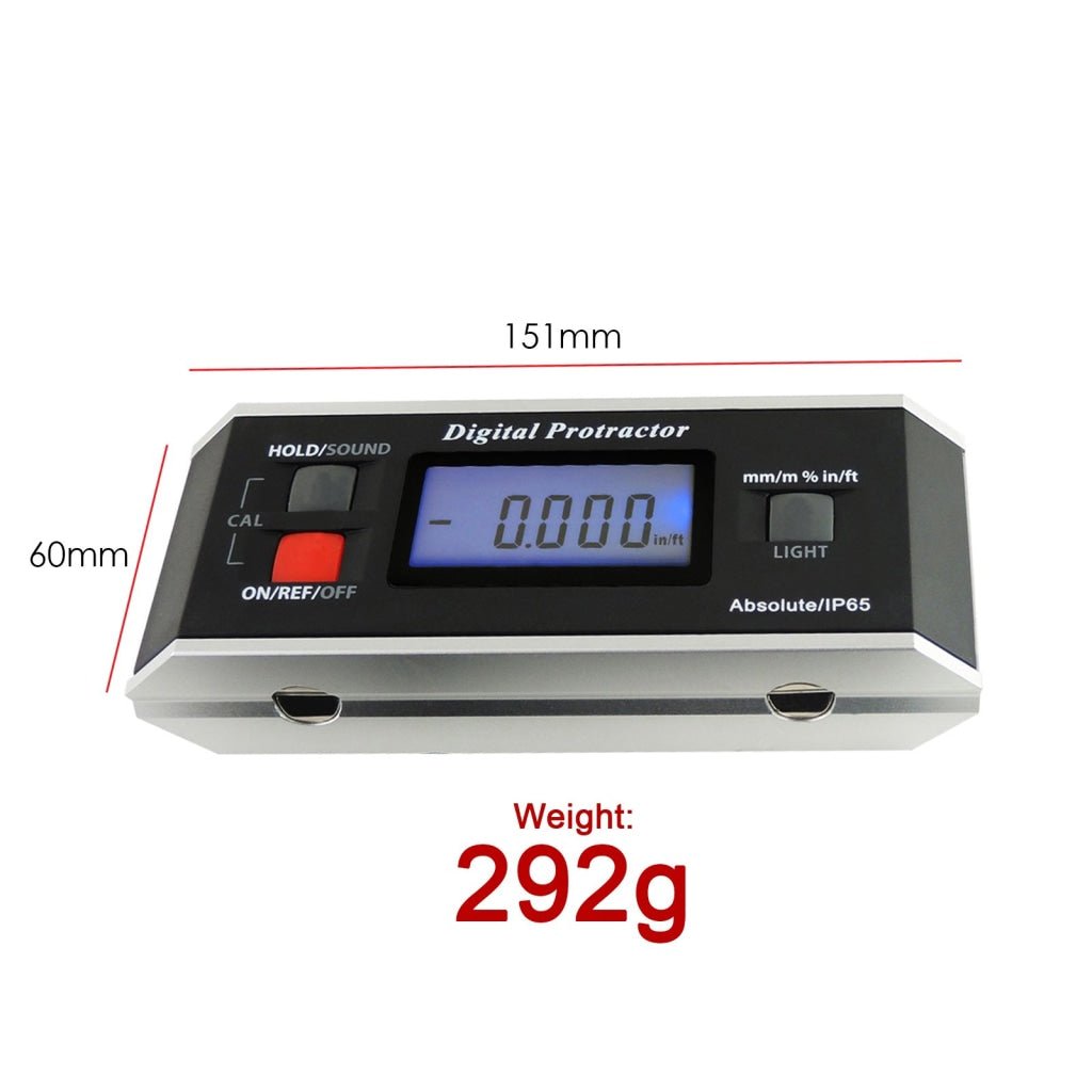 AG - 82413B AG - 82413B Digital Protractor Angle Finder Level Inclinometer Magnetic V - Groove 0~360 with Backlight IP65 - Gain Express AG - 82413B AG - 82413B Digital Protractor Angle Finder Level Inclinometer Magnetic V - Groove 0~360 with Backlight IP65 - Gain Express