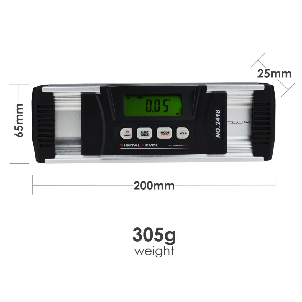 AGF - 202 AGF - 202 Digital Angle Finder Inclinometer IP67 with Magnetic V - Groove Base - Gain Express AGF - 202 AGF - 202 Digital Angle Finder Inclinometer IP67 with Magnetic V - Groove Base - Gain Express