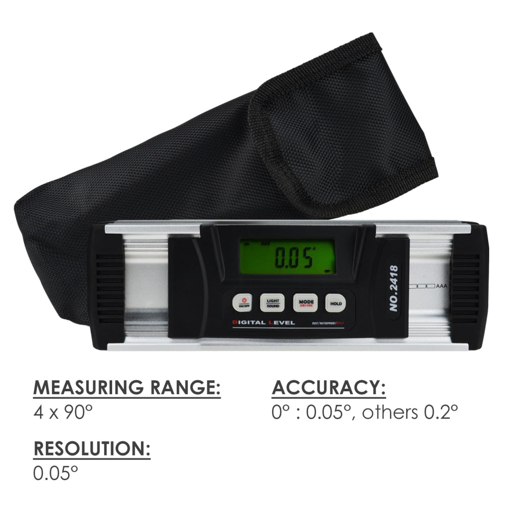 AGF - 202 AGF - 202 Digital Angle Finder Inclinometer IP67 with Magnetic V - Groove Base - Gain Express AGF - 202 AGF - 202 Digital Angle Finder Inclinometer IP67 with Magnetic V - Groove Base - Gain Express