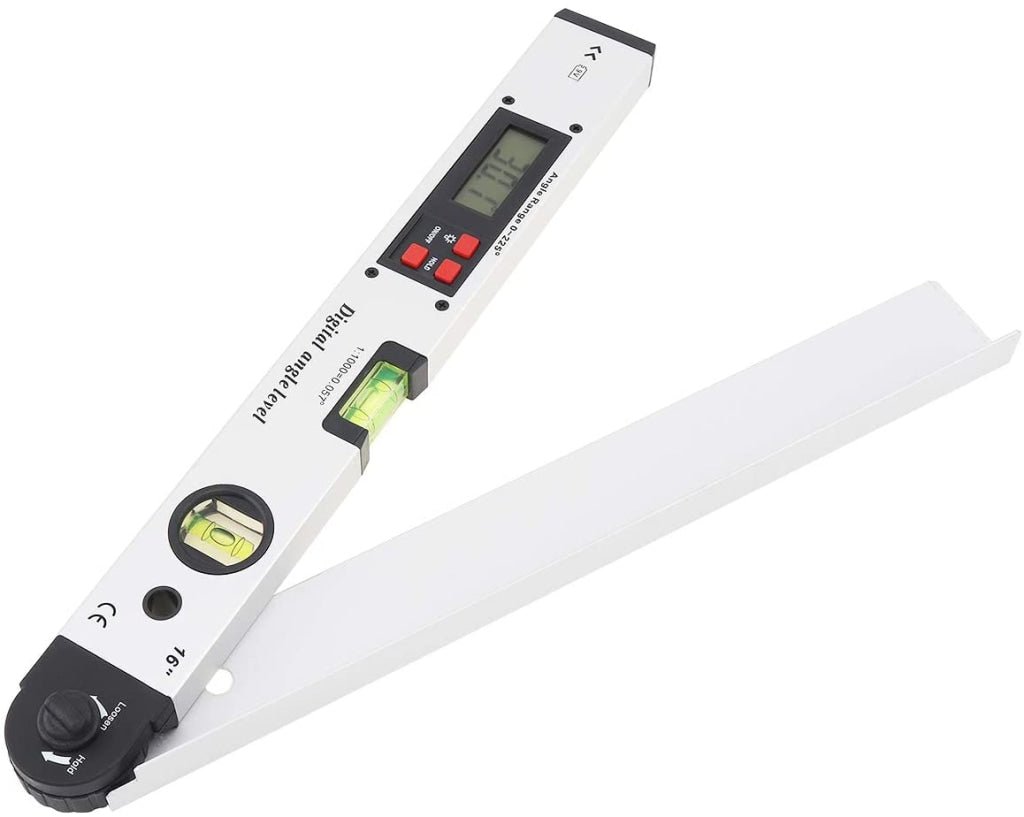 AGF - 326 AGF - 326 Digital Angle Finder Protractor Meter 0 - 225° with Horizontal & Vertical Bubble Level, Backlit Display - Gain Express AGF - 326 AGF - 326 Digital Angle Finder Protractor Meter 0 - 225° with Horizontal & Vertical Bubble Level, Backlit Display - Gain Express