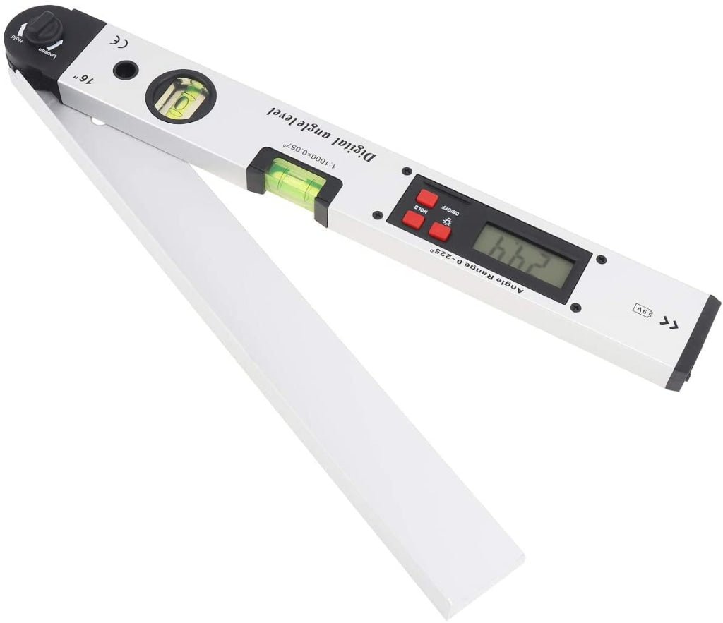 AGF - 326 AGF - 326 Digital Angle Finder Protractor Meter 0 - 225° with Horizontal & Vertical Bubble Level, Backlit Display - Gain Express AGF - 326 AGF - 326 Digital Angle Finder Protractor Meter 0 - 225° with Horizontal & Vertical Bubble Level, Backlit Display - Gain Express