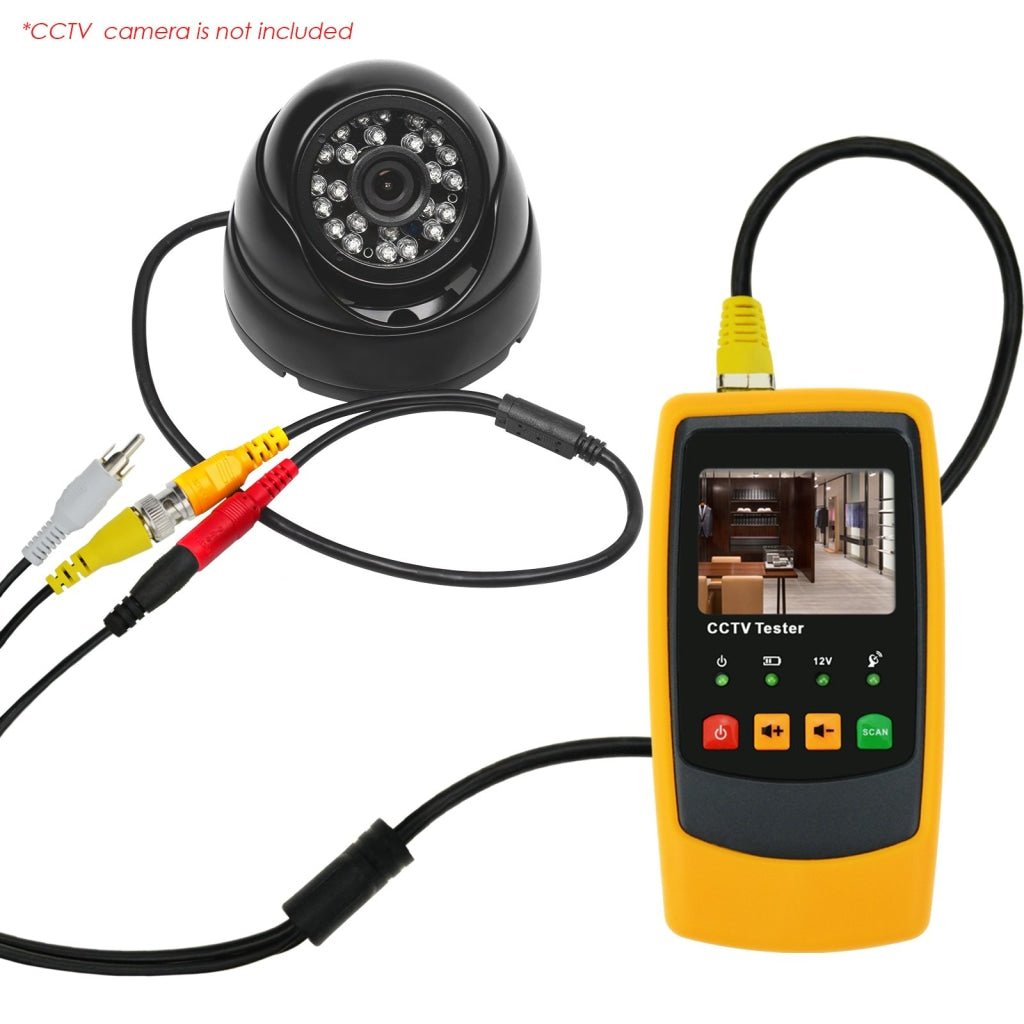 CAB - 40 CAB - 40 Cable Wire CCTV Security Camera Tester Tracker Scanner, Circuit Breaker Finders, 2.0 inch TFT LCD Handheld PAL / NTSC Rechargeable - Gain Express