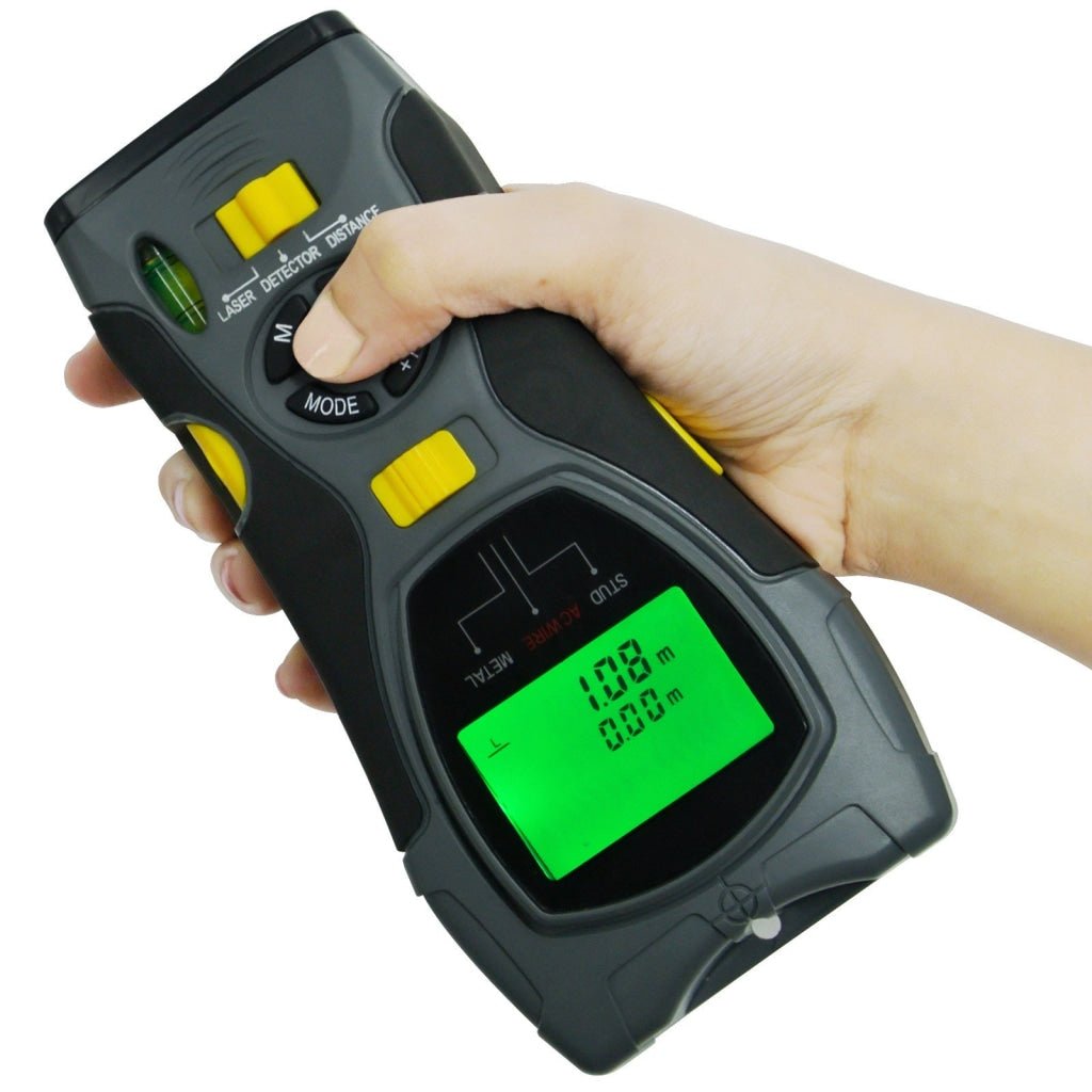 CK - 109G CK - 109G 5in1 Digital Distance Meter Stud Scanner Metal Live Wire Detector & Laser Marker CE Marking - Gain Express CK - 109G CK - 109G 5in1 Digital Distance Meter Stud Scanner Metal Live Wire Detector & Laser Marker CE Marking - Gain Express