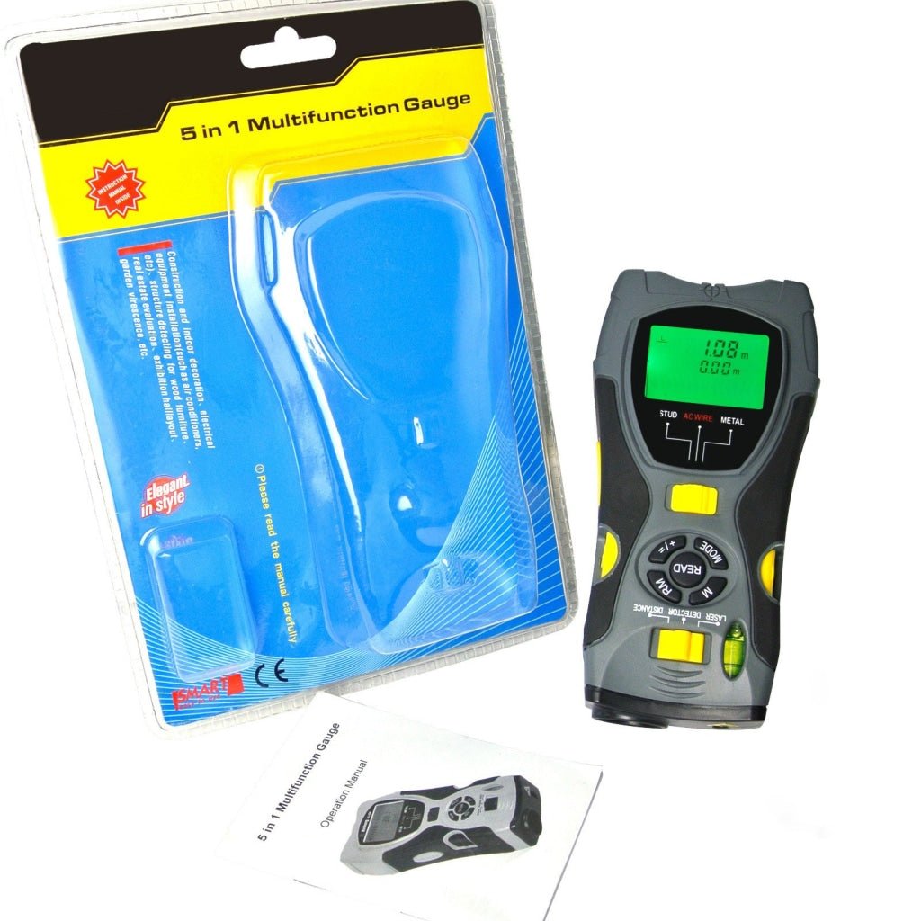 CK - 109G CK - 109G 5in1 Digital Distance Meter Stud Scanner Metal Live Wire Detector & Laser Marker CE Marking - Gain Express CK - 109G CK - 109G 5in1 Digital Distance Meter Stud Scanner Metal Live Wire Detector & Laser Marker CE Marking - Gain Express