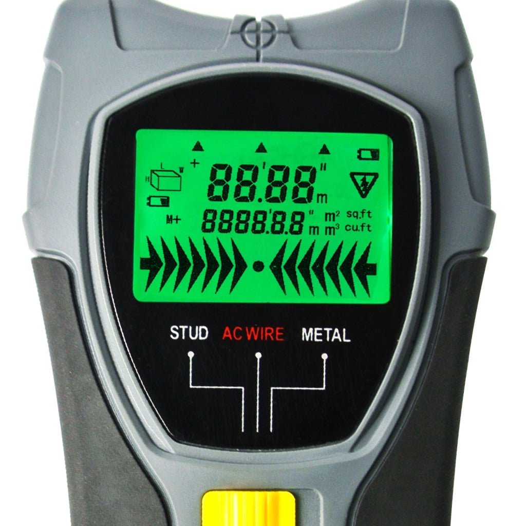CK - 109G CK - 109G 5in1 Digital Distance Meter Stud Scanner Metal Live Wire Detector & Laser Marker CE Marking - Gain Express