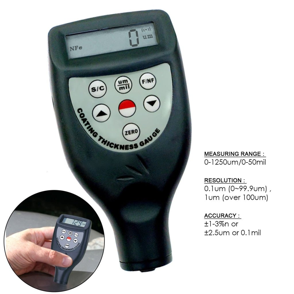 CM - 8825FN CM - 8825FN Digital Coating Thickness Meter 0~1250um / 0~50mil + Built - in F & NF CE Marking Aluminum / Iron Substrates - Gain Express CM - 8825FN CM - 8825FN Digital Coating Thickness Meter 0~1250um / 0~50mil + Built - in F & NF CE Marking Aluminum / Iron Substrates - Gain Express