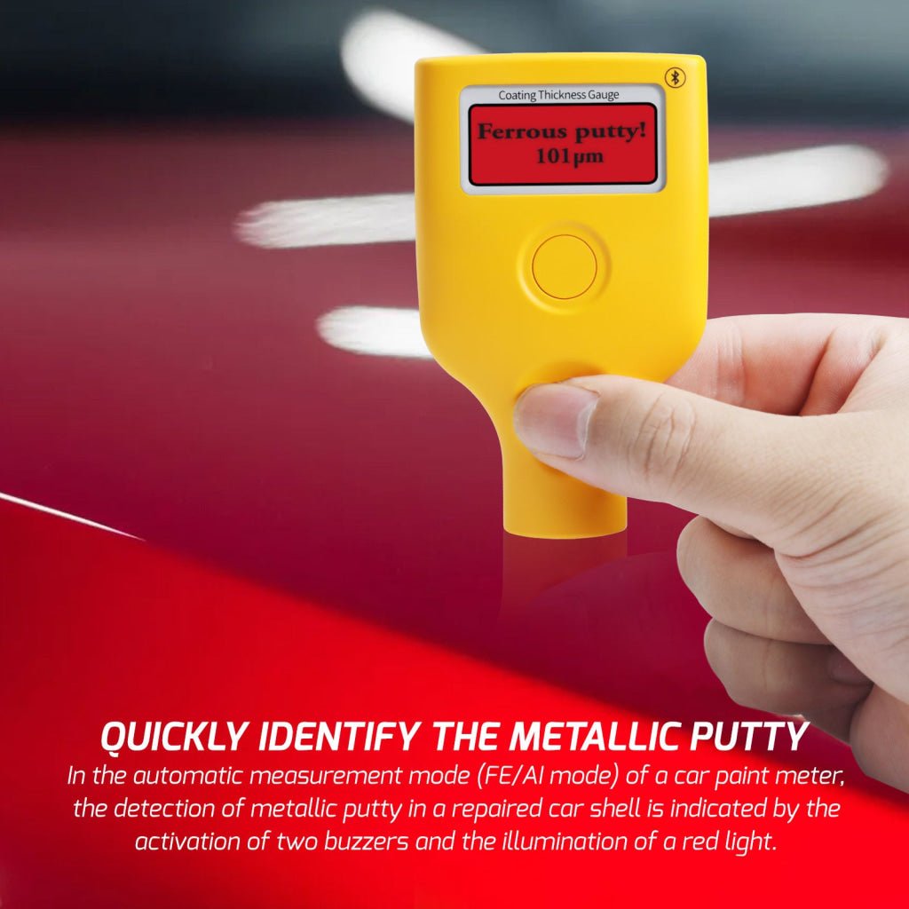 CTM - 407 CTM - 407 Paint Thickness Meter Mil Coating Depth Gauge Tester with Fe/NFe Measuring 0 - 3500 μm for Used Car Buyers, Check The Cars Original Coating - Gain Express CTM - 407 CTM - 407 Paint Thickness Meter Mil Coating Depth Gauge Tester with Fe/NFe Measuring 0 - 3500 μm for Used Car Buyers, Check The Cars Original Coating - Gain Express