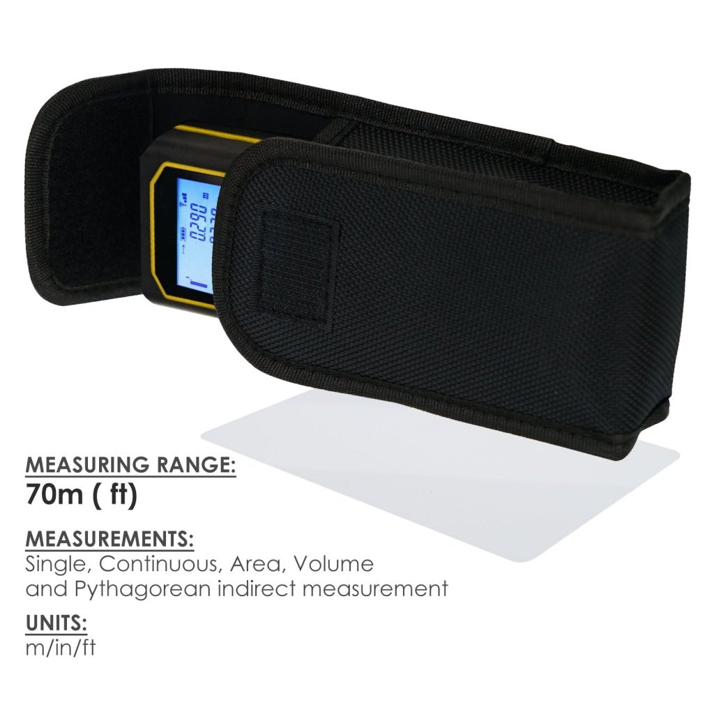 DIS - 61 DIS - 61 Digital Laser Distance Meter 70m (229ft) Handheld Range Finder Area & Volume Measuring Tools Meter Tester with Backlight and Spirit Bubble Level, ±1mm accuracy - Gain Express DIS - 61 DIS - 61 Digital Laser Distance Meter 70m (229ft) Handheld Range Finder Area & Volume Measuring Tools Meter Tester with Backlight and Spirit Bubble Level, ±1mm accuracy - Gain Express