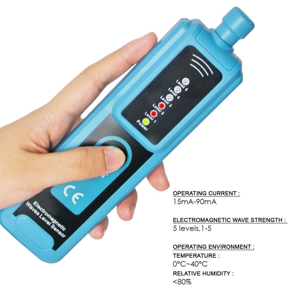 E04 - 013 E04 - 013 Handheld Electromagnetic EMF Waves Level Sensor 15mA~90mA LED Indicator CE Marking Compact Design - Gain Express E04 - 013 E04 - 013 Handheld Electromagnetic EMF Waves Level Sensor 15mA~90mA LED Indicator CE Marking Compact Design - Gain Express