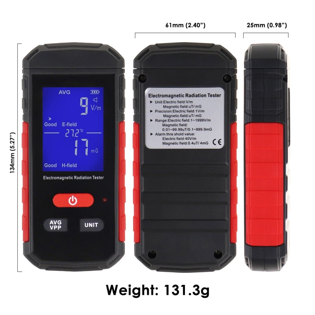 EMF - 347 EMF - 347 Handheld EMF Meter Electromagnetic Radiation Detector 5Hz~3.5GHz Rechargeable EMF Detector Temperature Tester for Ghost Hunting EMF Radiation Detecting - Gain Express EMF - 347 EMF - 347 Handheld EMF Meter Electromagnetic Radiation Detector 5Hz~3.5GHz Rechargeable EMF Detector Temperature Tester for Ghost Hunting EMF Radiation Detecting - Gain Express