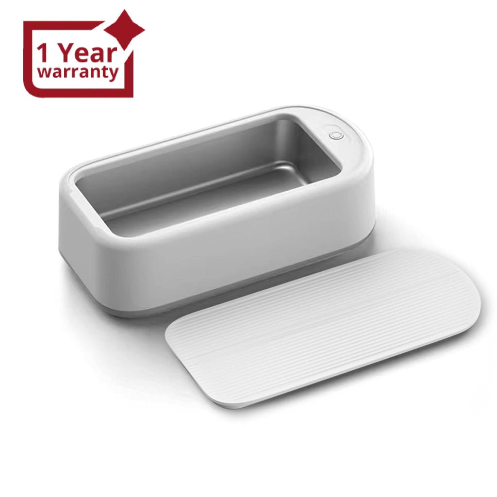 Ultrasonic Jewelry Cleaner Machine 600ml Portable Ultrasonic Denture and Eye Glasses Jewelry Cleaner High Frequency Vibration Non - slip Bottom with 304 Stainless Steel Tank - Gain Express Ultrasonic Jewelry Cleaner Machine 600ml Portable Ultrasonic Denture and Eye Glasses Jewelry Cleaner High Frequency Vibration Non - slip Bottom with 304 Stainless Steel Tank - Gain Express