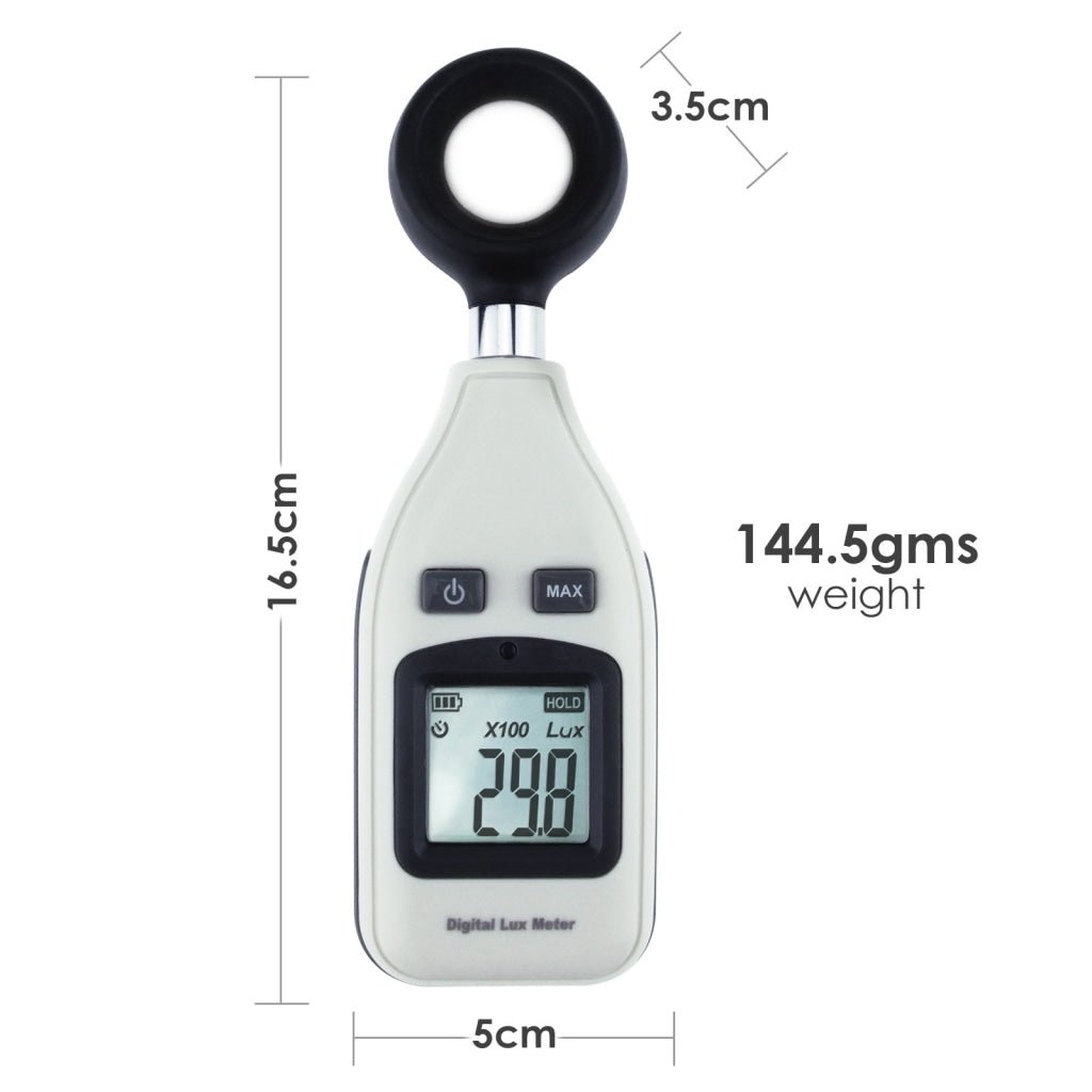 LUX - 31 Digital Light Mini Lux Meter Measurement Range 0 ~ 200,000 LUX / 0 ~ 18,500 FC, Portable Instrument, Auto Range - Gain Express LUX - 31 Digital Light Mini Lux Meter Measurement Range 0 ~ 200,000 LUX / 0 ~ 18,500 FC, Portable Instrument, Auto Range - Gain Express