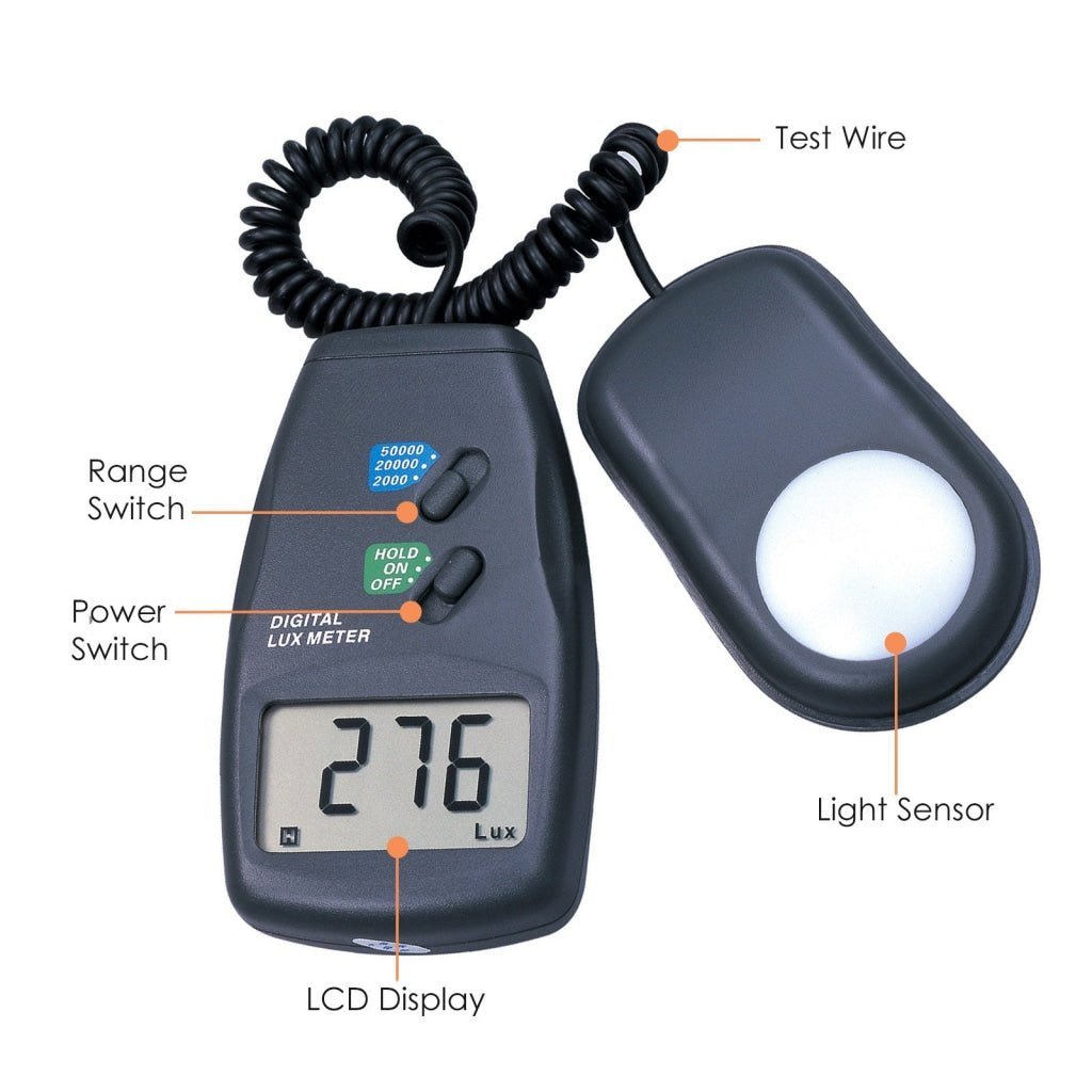 LX - 1010B Digital Light Lux Meter 0 - 50,000 Lux Camera Photo - Gain Express LX - 1010B Digital Light Lux Meter 0 - 50,000 Lux Camera Photo - Gain Express