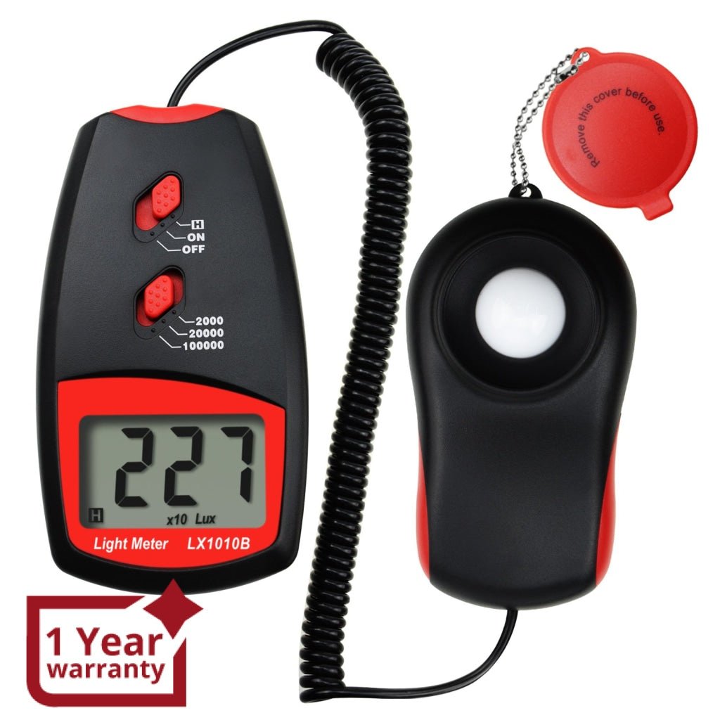 LX-1010BN Digital Light Meter Luxmeter 0~100,000 Lux w/ Selectable