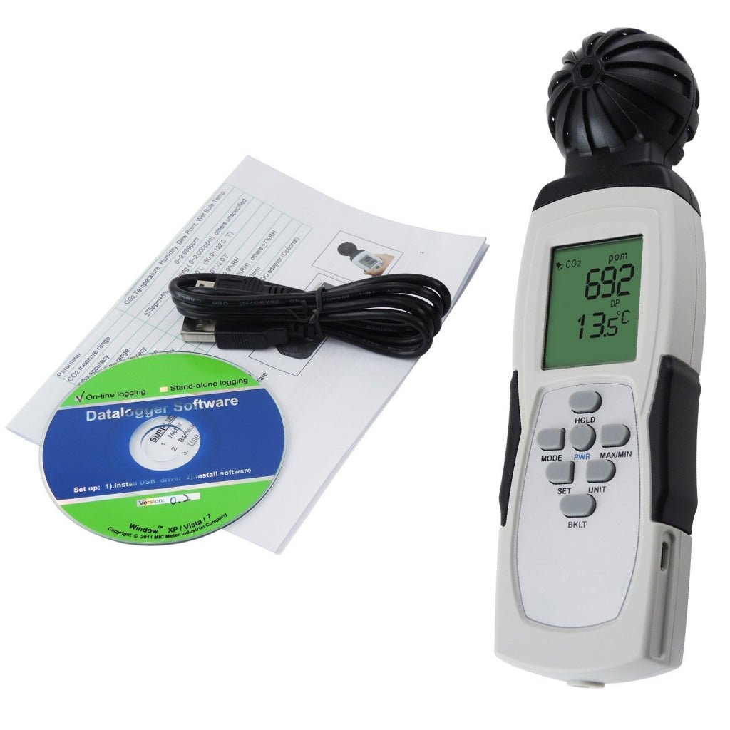 M0198132S M0198132S Digital 3 - in - 1 CO2 Thermo - hygrometer Logger Made in Taiwan - Gain Express M0198132S M0198132S Digital 3 - in - 1 CO2 Thermo - hygrometer Logger Made in Taiwan - Gain Express
