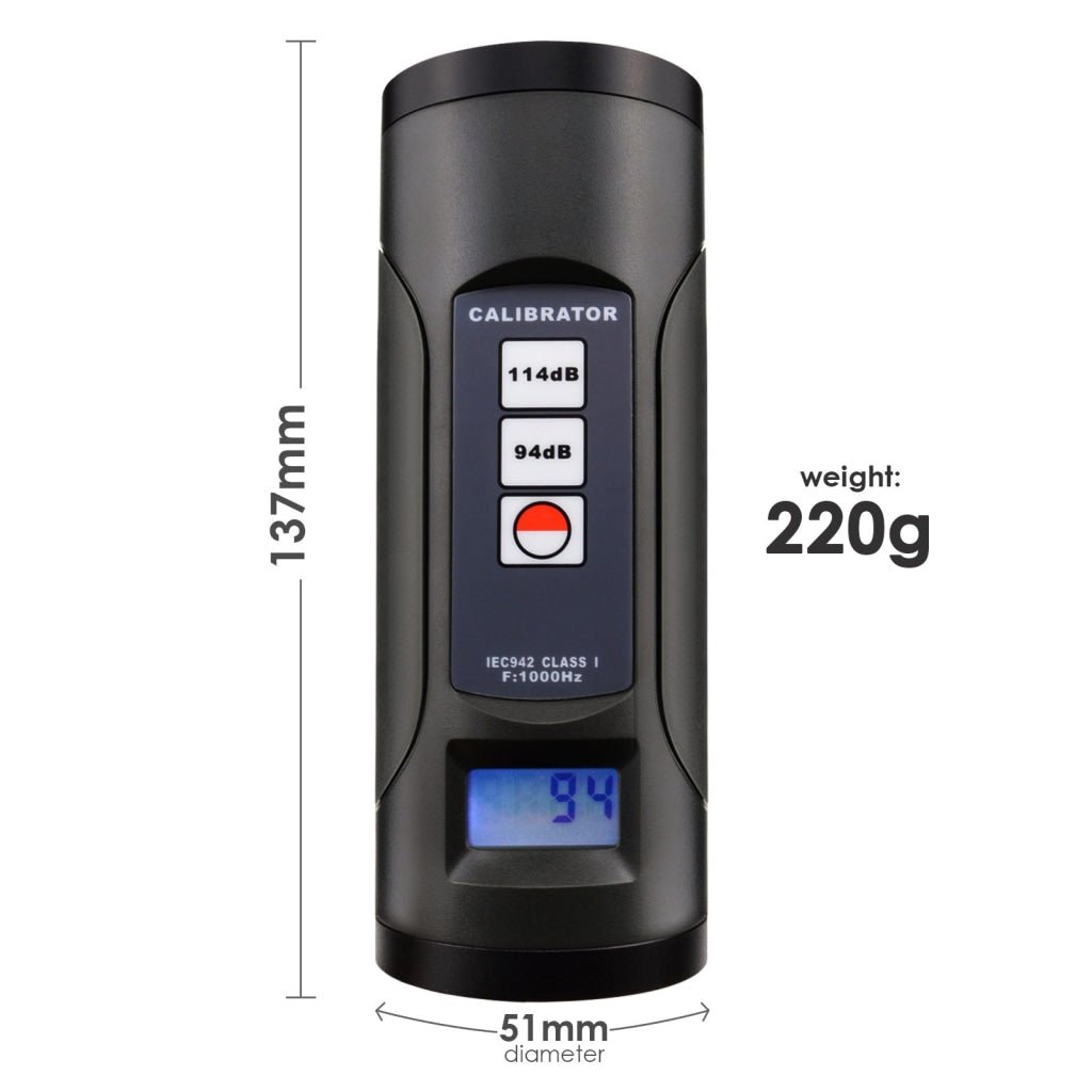 ND9B ND9B Digital Sound Level Meter Calibrator 94dB & 114dB for 1/2