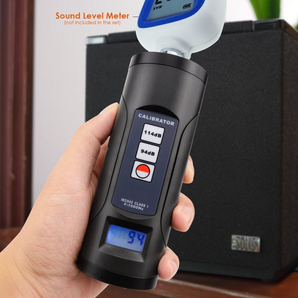 ND9B ND9B Digital Sound Level Meter Calibrator 94dB & 114dB for 1/2 ND9B ND9B Digital Sound Level Meter Calibrator 94dB & 114dB for 1/2