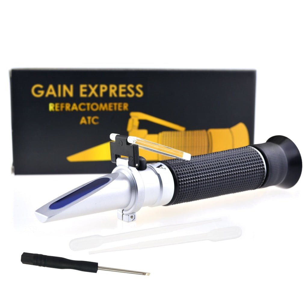 RES - 10ATC RES - 10ATC Dual Scale Salinity Refractometer ATC 0 - 100ppt (0 - 10%) & 1.000 - 1.070 Specific Gravity, Portable Meter Tester for Seawater Salt Sea Water Aquarium Brackish Reef Tank Marine - Gain Express RES - 10ATC RES - 10ATC Dual Scale Salinity Refractometer ATC 0 - 100ppt (0 - 10%) & 1.000 - 1.070 Specific Gravity, Portable Meter Tester for Seawater Salt Sea Water Aquarium Brackish Reef Tank Marine - Gain Express