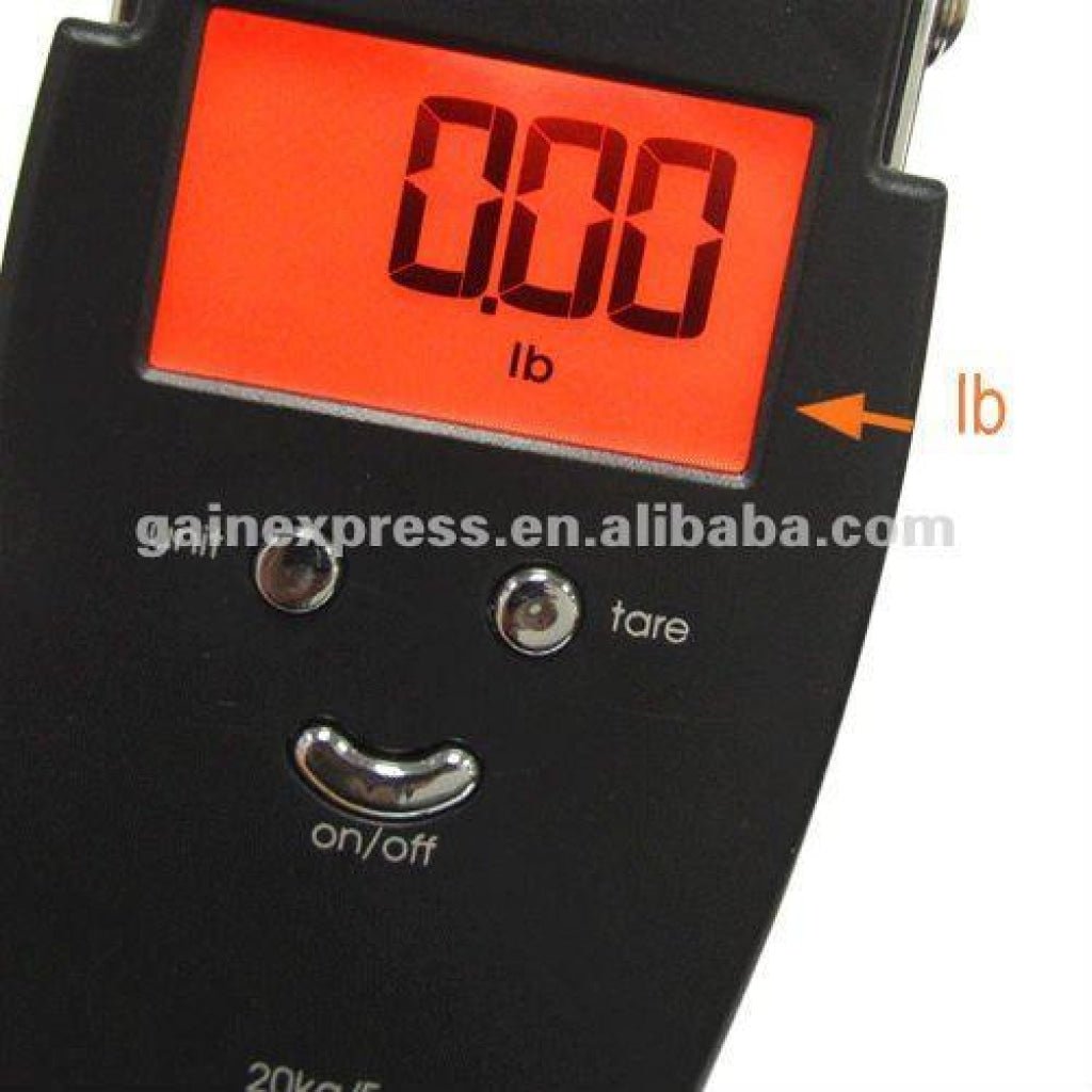 RST - 08081 Digital Weight Luggage Fishing Hanging Scale 20kg lb oz - Gain Express