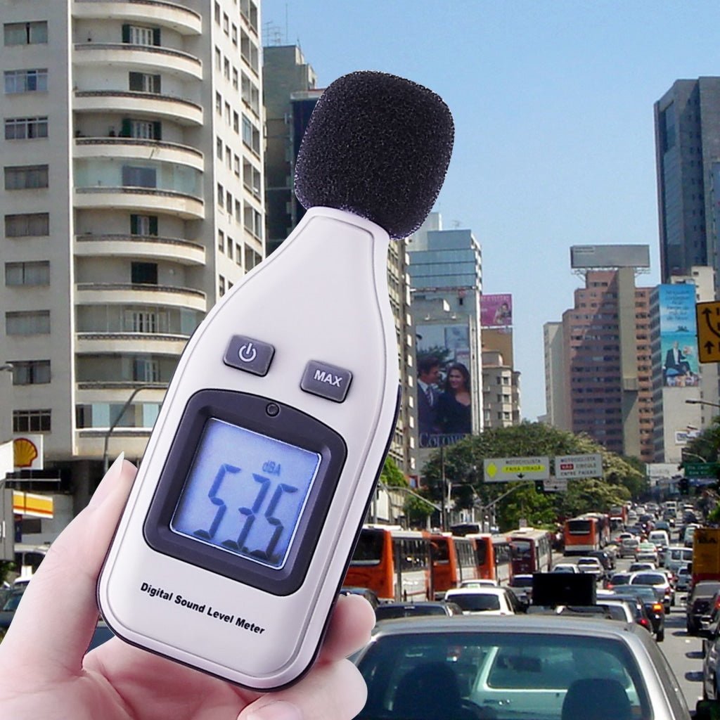 SL-1351 Digital LCD Monitor Sound Noise Level Meter 30~130dBA Decibel ...