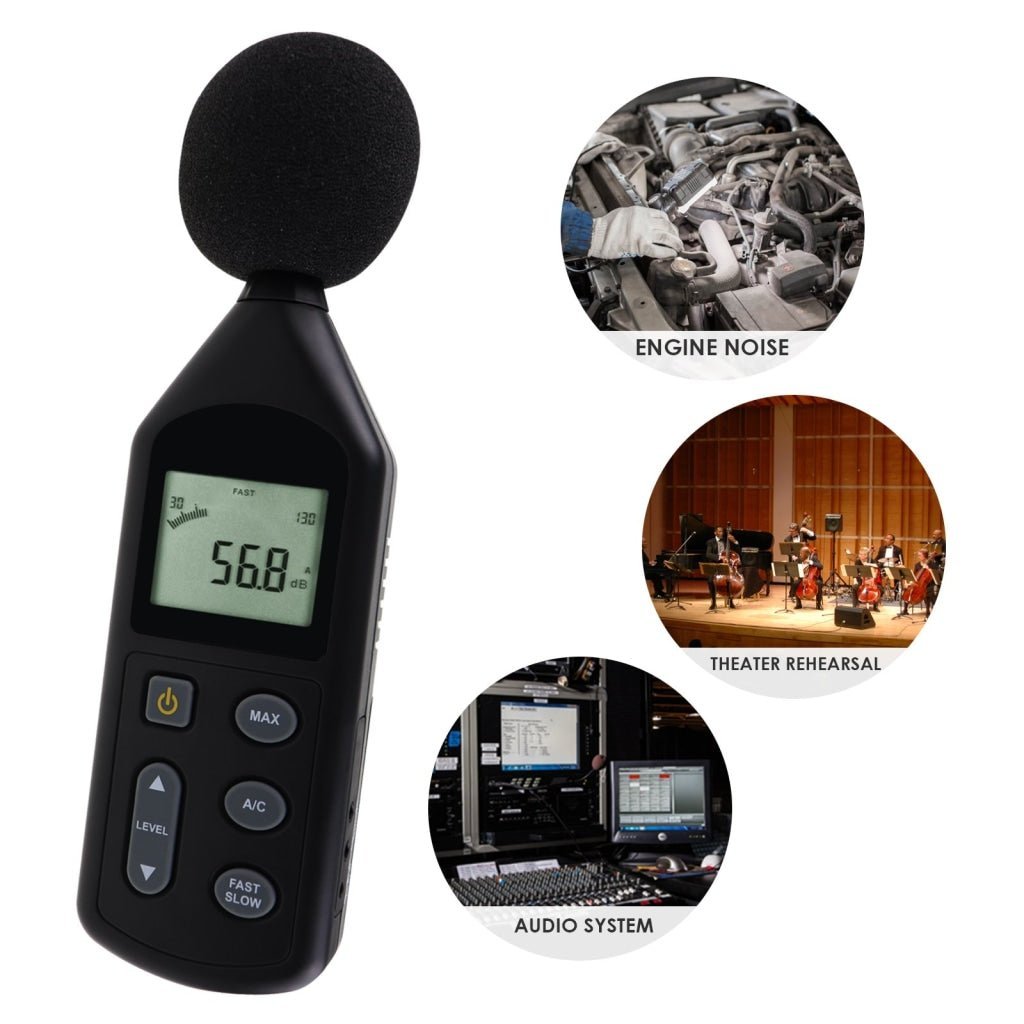 SLM-269 Sound Level Meter Audio Decibel Noise Tester 30~130dBA
