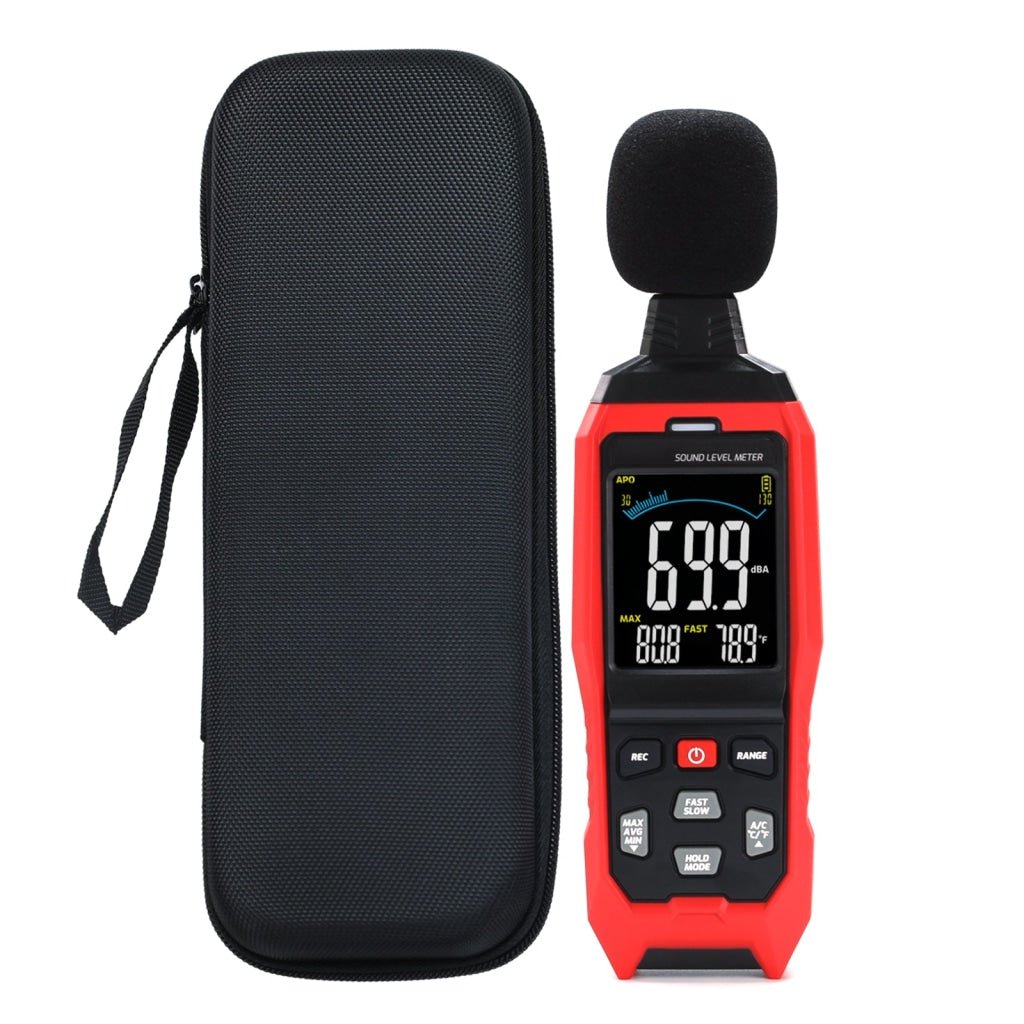 SLM - 390 Decibel Meter with Data Logging function and A / C / Z Weighted Sound Meter Portable SPL Meter MAX/MIN/AVG, Data Hold Use for Home, Factory, Noisy Neighbor - Gain Express SLM - 390 Decibel Meter with Data Logging function and A / C / Z Weighted Sound Meter Portable SPL Meter MAX/MIN/AVG, Data Hold Use for Home, Factory, Noisy Neighbor - Gain Express