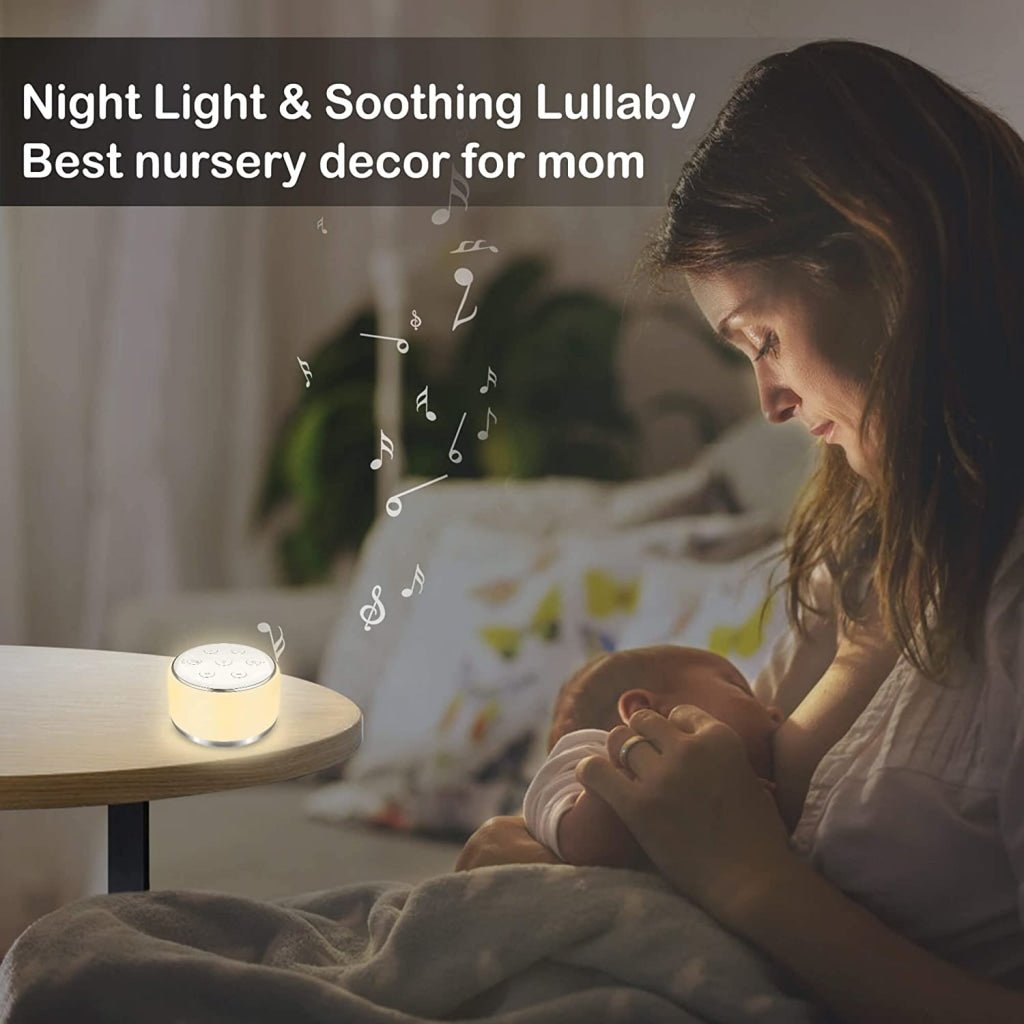 White Noise Machine for Sleeping Baby Kids – Portable Sound Machine with Night Light, USB Rechargeable, 34 Soothing Noises, Auto - Off Timer, Sleep Machine for Adults Babies Lullaby Travel Home - Gain Express White Noise Machine for Sleeping Baby Kids – Portable Sound Machine with Night Light, USB Rechargeable, 34 Soothing Noises, Auto - Off Timer, Sleep Machine for Adults Babies Lullaby Travel Home - Gain Express