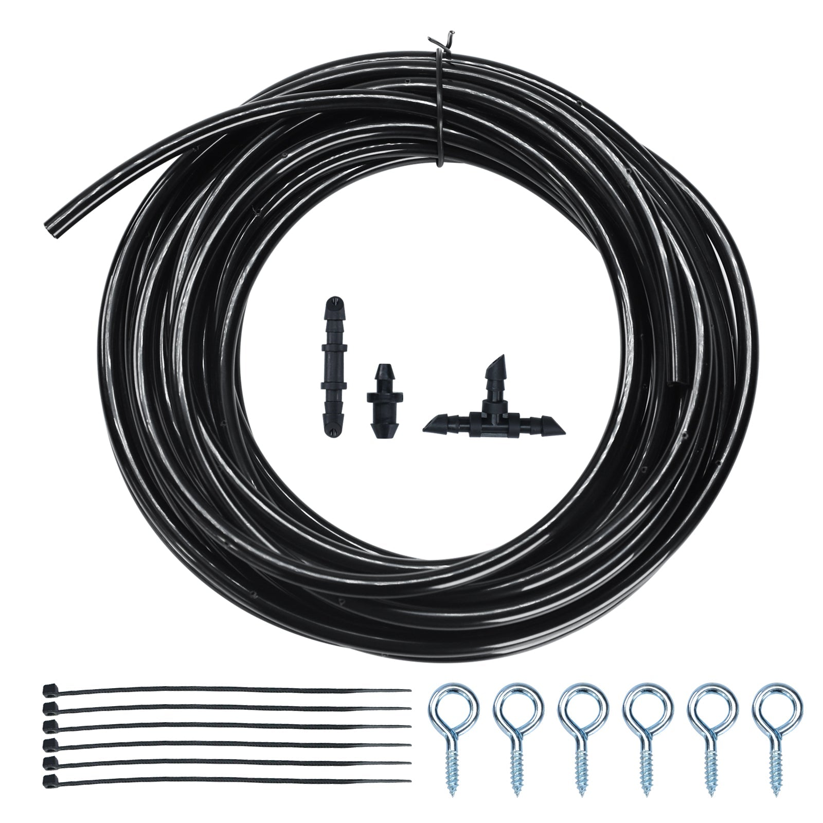 grow tent co2 system SNS-CO2TUBING Drilled Tubing Grow Room Carbon Dioxide Distribution CO2 Tubing Injection System Compatible CO2 Regulator CO2 Controller for Grow Tent, Greenhouse