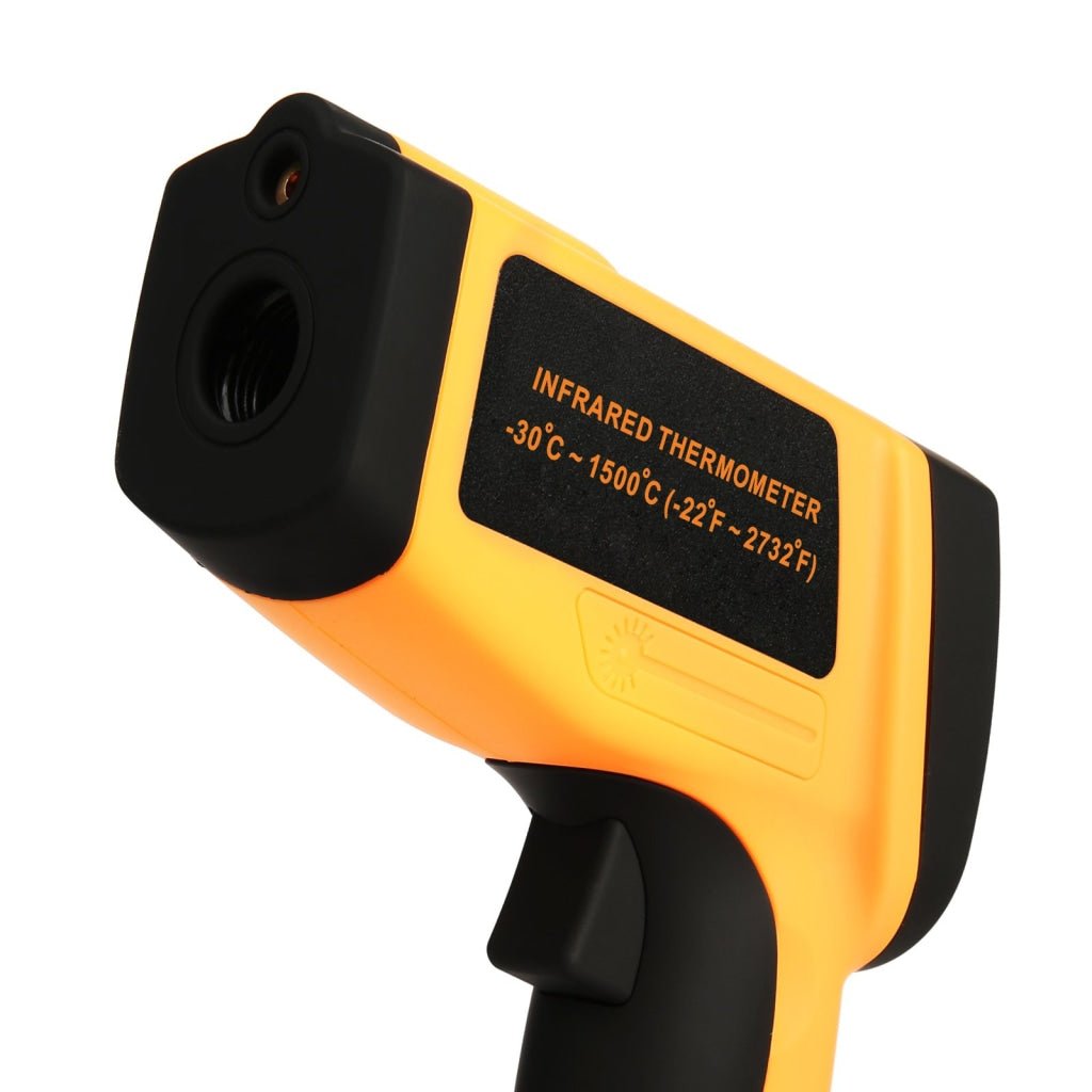 THE - 266 Lasergrip Non - Contact Digital Laser Infrared Gun Celsius and Fahrenheit High Temperature - 30℃~1500℃ ( - 22℉~2732℉) Thermometer IR Instant Read Temperature Adjustable Emissivity and 80 sets Data Storage - Gain Express THE - 266 Lasergrip Non - Contact Digital Laser Infrared Gun Celsius and Fahrenheit High Temperature - 30℃~1500℃ ( - 22℉~2732℉) Thermometer IR Instant Read Temperature Adjustable Emissivity and 80 sets Data Storage - Gain Express