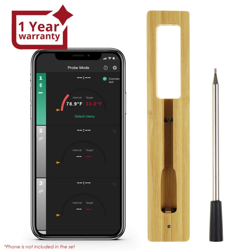 THE-372 Wireless Meat Thermometer for Remote Monitoring