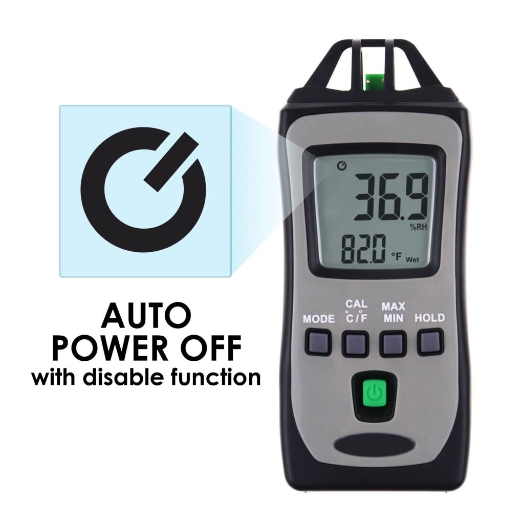 TM - 730 Digital Pocket Size Thermo - Hygrometer Temperature Meter Humidity Tester with Wet Bulb and Dew Point Measurement - Gain Express TM - 730 Digital Pocket Size Thermo - Hygrometer Temperature Meter Humidity Tester with Wet Bulb and Dew Point Measurement - Gain Express