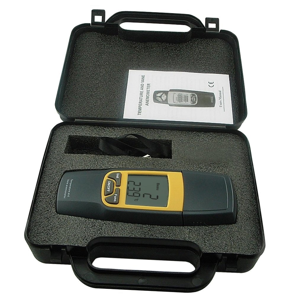 VA - 8020 Anemometer Thermometer, Air Speed Temperature °C / °F HVAC Dual Meter Tester, 80~4000fpm (0.4~20m/s), - 10~50°C (14~122°F) - Gain Express VA - 8020 Anemometer Thermometer, Air Speed Temperature °C / °F HVAC Dual Meter Tester, 80~4000fpm (0.4~20m/s), - 10~50°C (14~122°F) - Gain Express