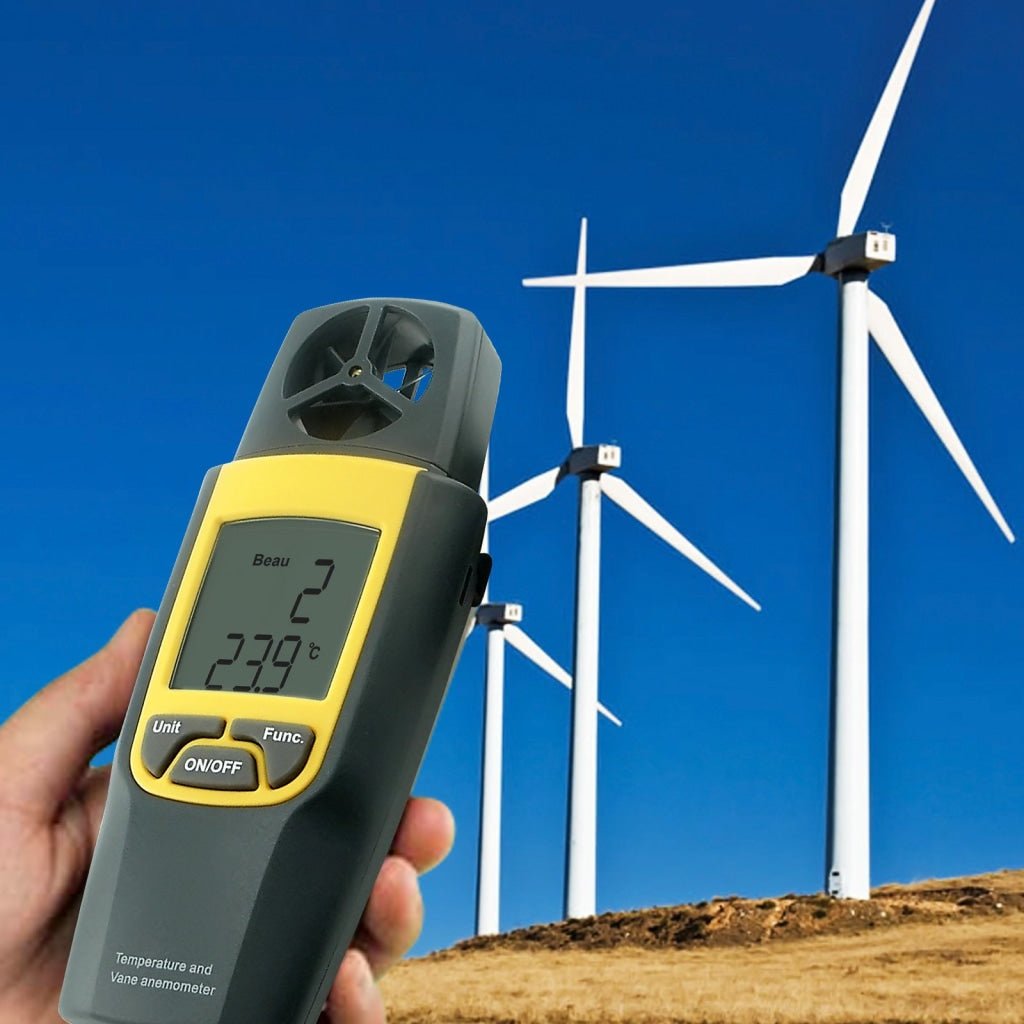 VA - 8020 Anemometer Thermometer, Air Speed Temperature °C / °F HVAC Dual Meter Tester, 80~4000fpm (0.4~20m/s), - 10~50°C (14~122°F) - Gain Express