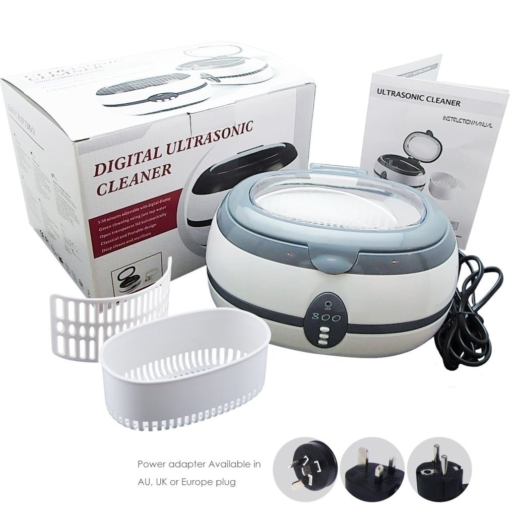 VGT - 800 Ultrasonic Cleaner 600ml Jewellery Dental Watch 220V - Gain Express VGT - 800 Ultrasonic Cleaner 600ml Jewellery Dental Watch 220V - Gain Express