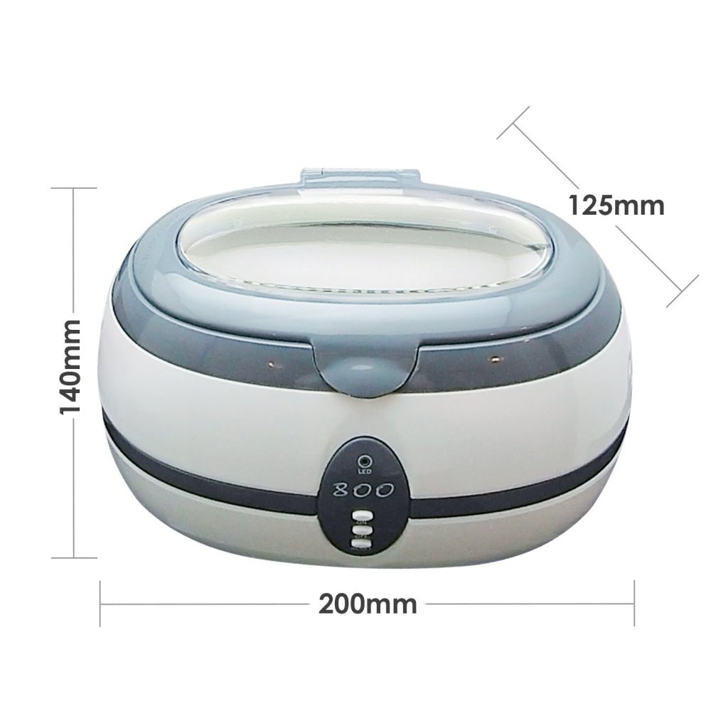 VGT - 800 Ultrasonic Cleaner 600ml Jewellery Dental Watch 220V - Gain Express