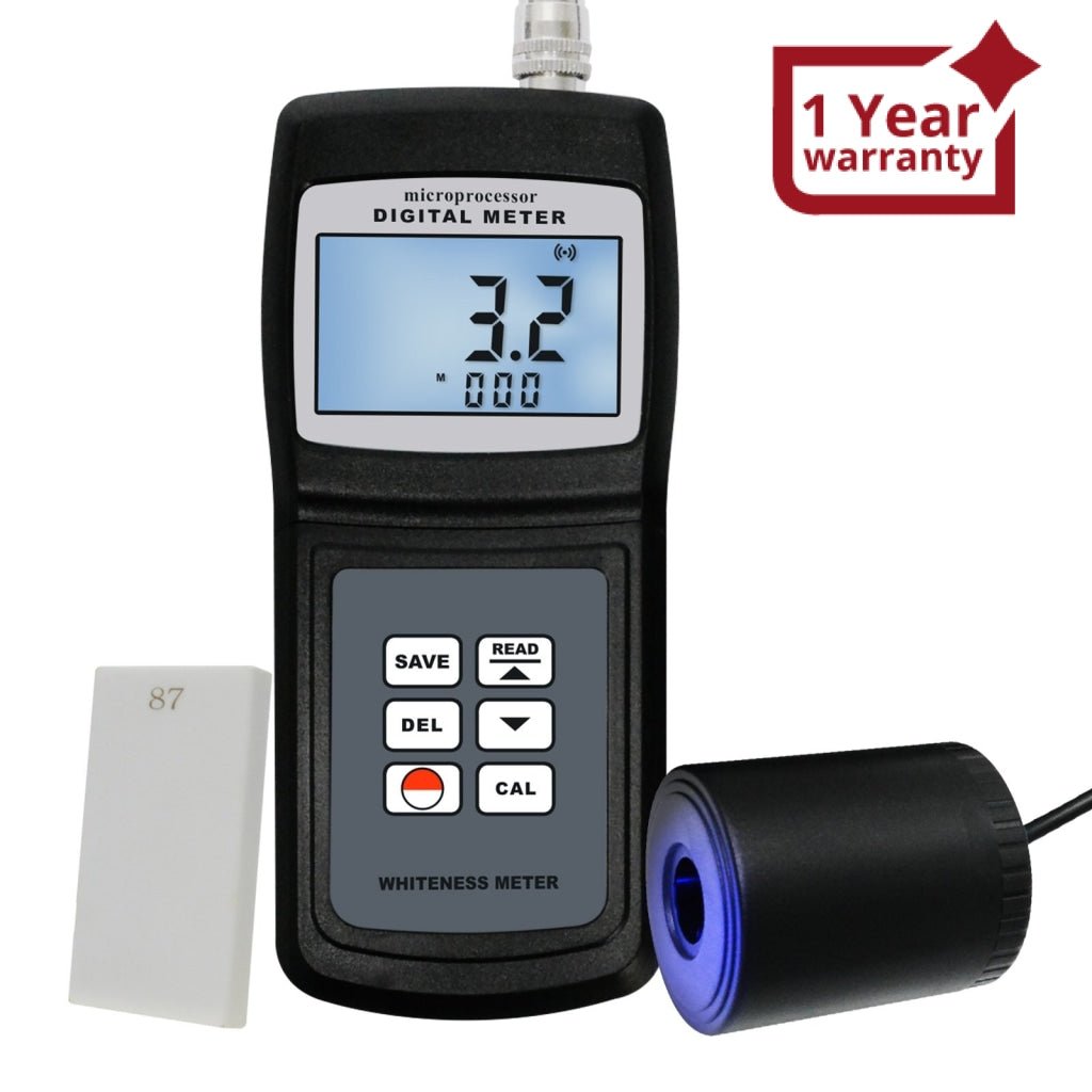 WM - 106 Digital Whiteness Meter 0 ~ 120, Portable Leucometer Tester 254 Data Memory, Handheld Check for Talcum Powder Textile Plastic Ceramic Enamel - Gain Express WM - 106 Digital Whiteness Meter 0 ~ 120, Portable Leucometer Tester 254 Data Memory, Handheld Check for Talcum Powder Textile Plastic Ceramic Enamel - Gain Express