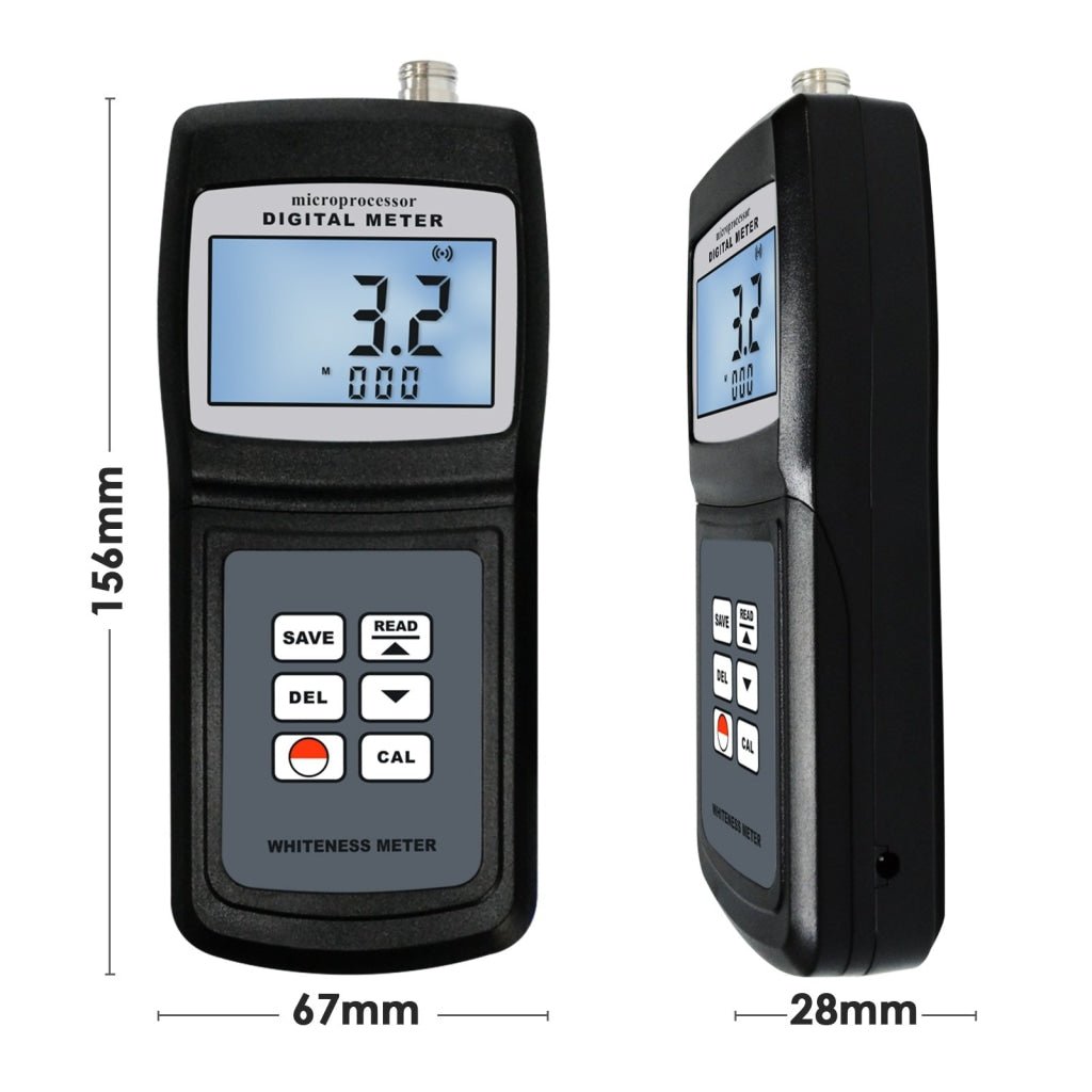 WM - 106 Digital Whiteness Meter 0 ~ 120, Portable Leucometer Tester 254 Data Memory, Handheld Check for Talcum Powder Textile Plastic Ceramic Enamel - Gain Express WM - 106 Digital Whiteness Meter 0 ~ 120, Portable Leucometer Tester 254 Data Memory, Handheld Check for Talcum Powder Textile Plastic Ceramic Enamel - Gain Express