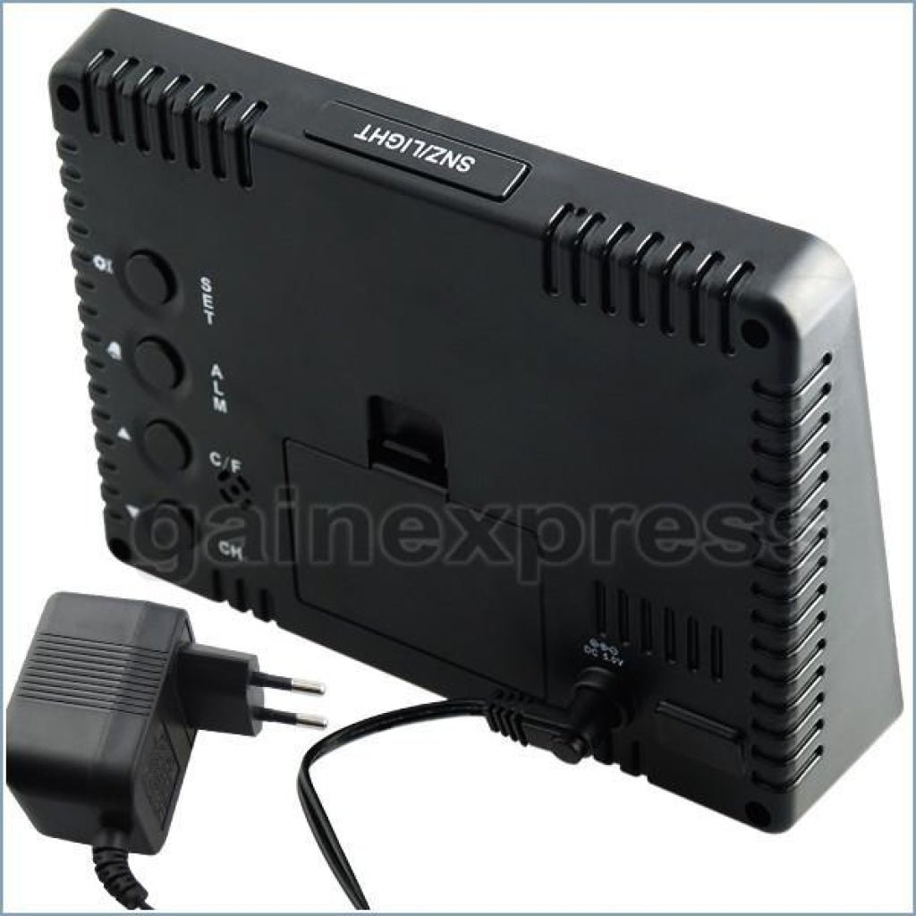 WS - 001 - 1S DCF RCC Desktop Weather Forecast Station Thermometer Barometer Temperature Monitor - Gain Express