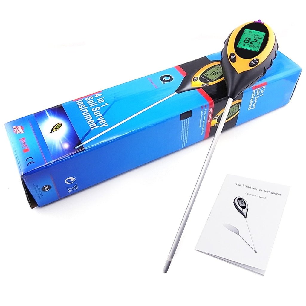ZD - 07 4 - in - 1 Soil Survey Instrument ( pH °F / °C moisture sunlight ) - Gain Express ZD - 07 4 - in - 1 Soil Survey Instrument ( pH °F / °C moisture sunlight ) - Gain Express