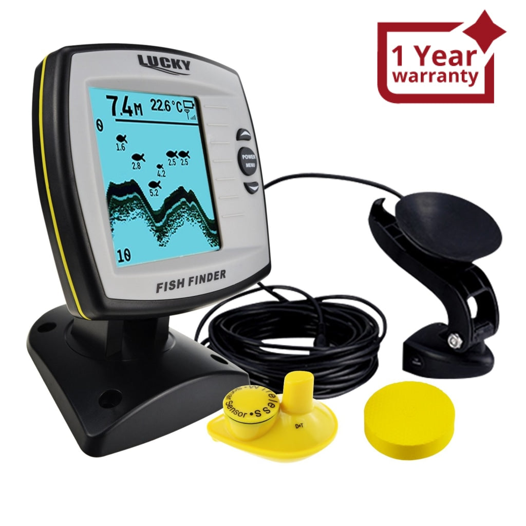 FF-918N2 LUCKY 2-in-1 Fish Finder 100m (Wired) / 45m (Wireless) Depth –  Gain Express