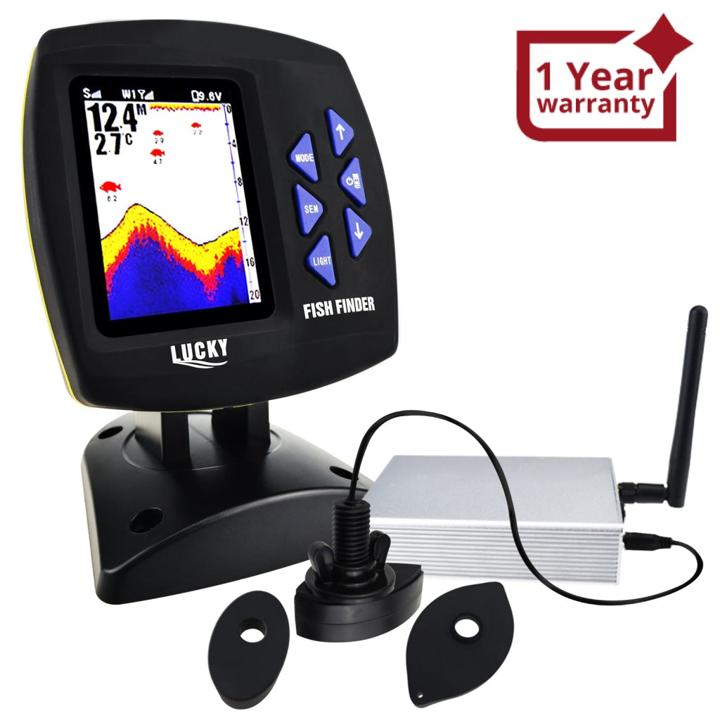 FF-918_CWLS LUCKY Color Display Boat Fish Finder Wireless Remote Contr picture pic