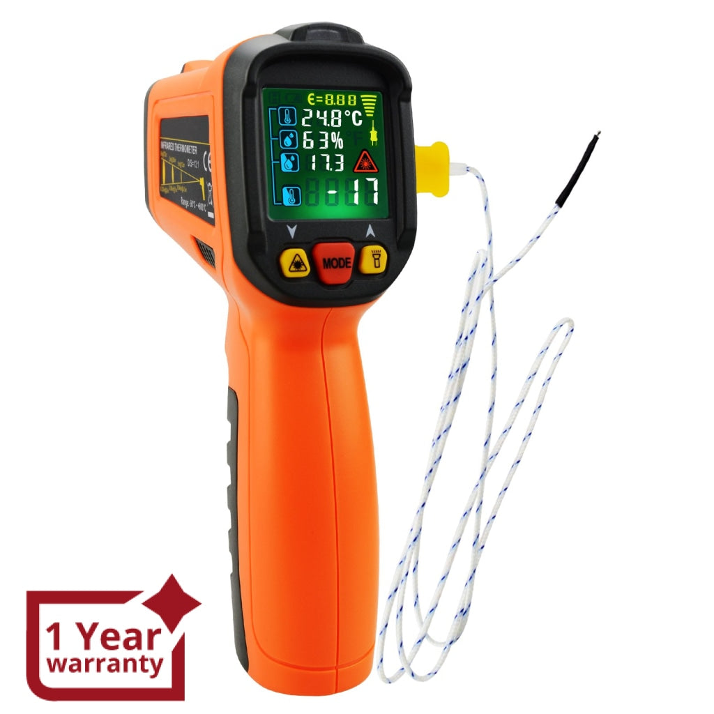 Non-contact Infrared IR Laser Thermometer -50~800°C/-58~1472°F – Gain  Express