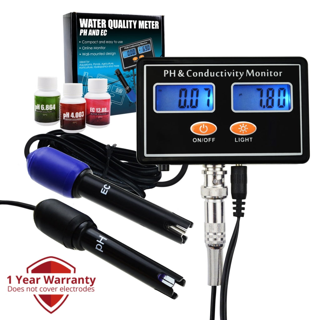 Online PH  EC Conductivity Monitor Meter Tester, Water Quality – Gain  Express