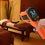 The-222 Non-Contact Infrared Ir Laser Thermometer K-Type Thermocouple -50~800°C / -58~1472°F Color
