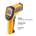 Ir-G900 Digital Infrared Ir Laser Thermometer -50~900°C -58~1652°F 12:1