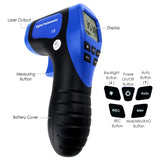 Tac-44 Handheld Digital Laser Non-Contact Tachometer Rotational Speed Measuring Gun 2.5-99999 Rpm