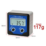 AG-0200BB Digital 360° Bevel Box / Inclinometer with Magnets Protractor Angle Finder 0.1° Accuracy IP54 Rate - Gain Express